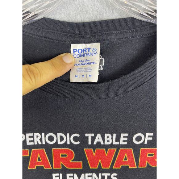 Disney's Starwars Periodic Table of‎ Elements T Shirt Men's Size M Black - Picture 3 of 6